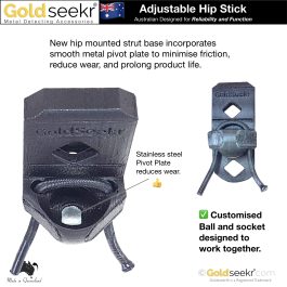 Adjustable Metal Detector Hip Stick Support