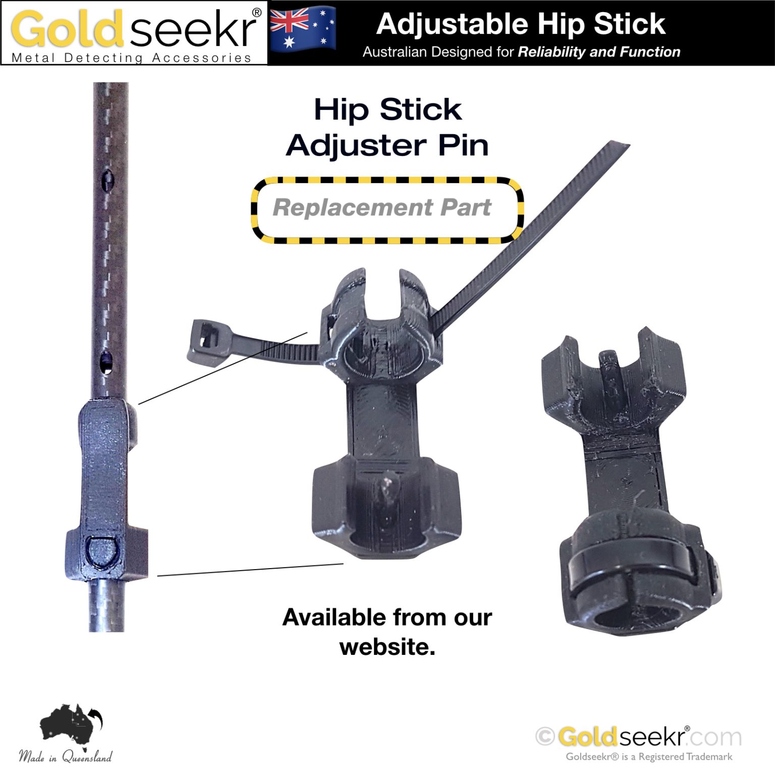 Goldseekr Hip Stick Adjuster Pin Replacement » GoldSeekr