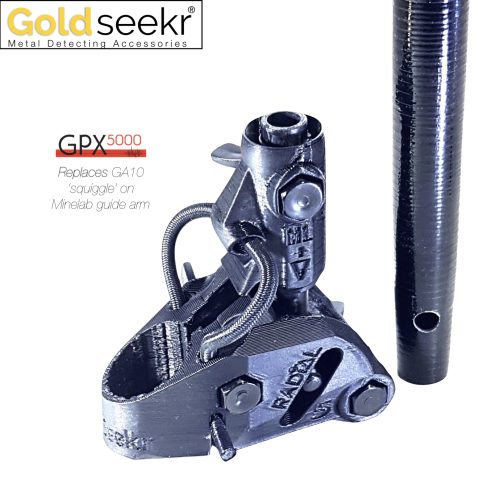 Goldseekr RADiAL-Action Minelab Guide Arm GA 10 Bolt-on SQUIGGLE Accessory UpGrade for GPX5000