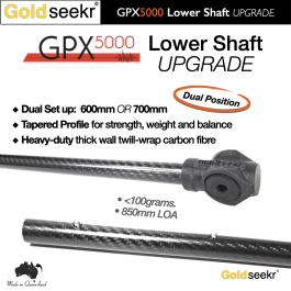 Minelab GPX5000 Lower Shaft Carbon Fibre Upgrade
