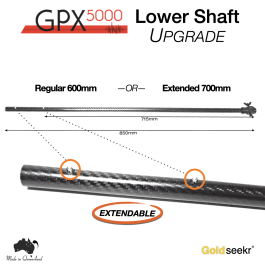 Minelab GPX5000 Lower Shaft Carbon Fibre Upgrade