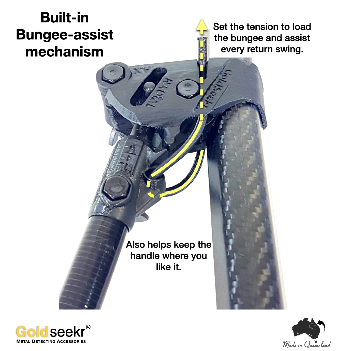 Goldseekr Bolt-on RADiAL-Action Minelab Guide Arm UpGrade for SDC2300 Goldseekr Bolt-on RADiAL-Action Minelab Guide Arm UpGrade for SDC2300 - Image 10