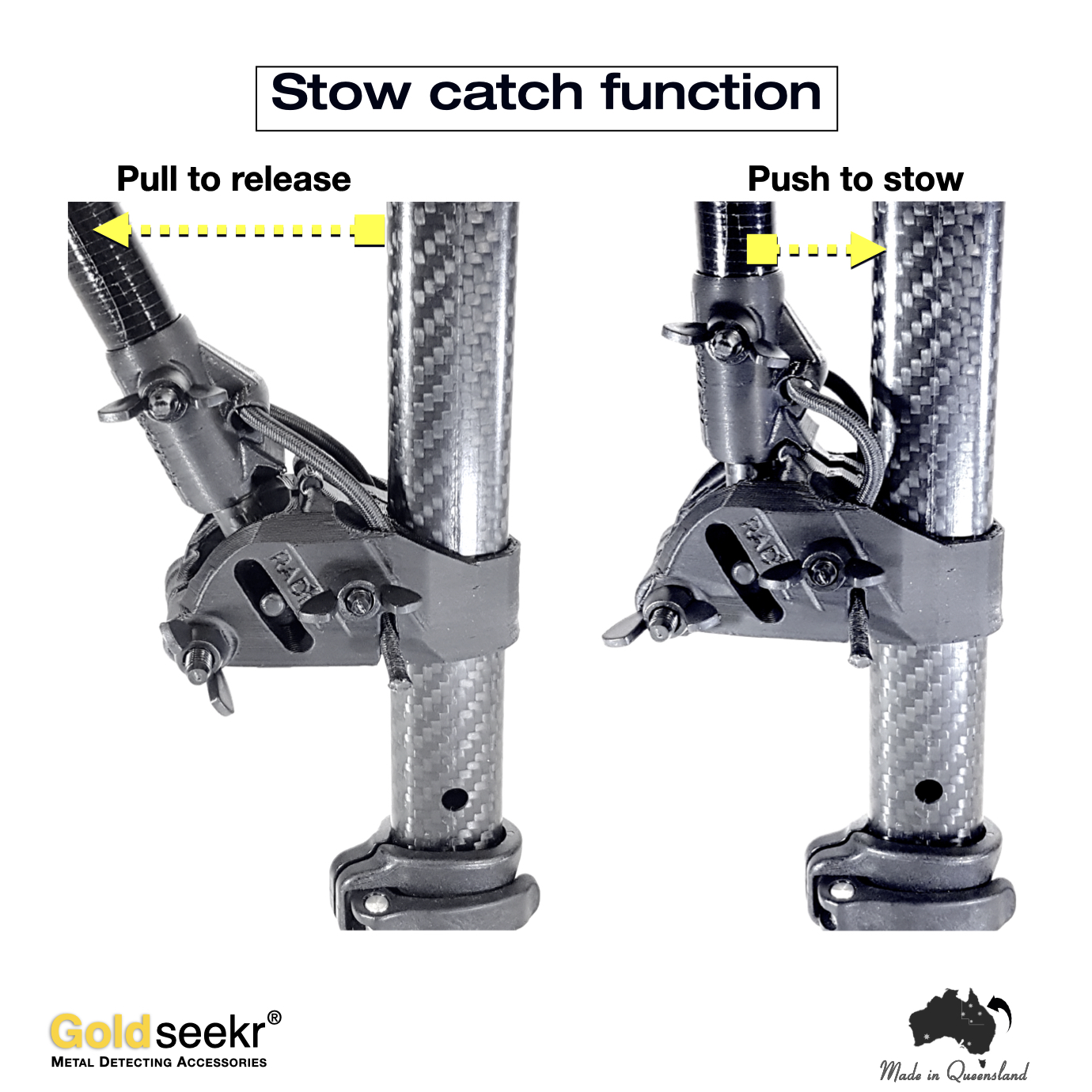Goldseekr Bolt-on RADiAL-Action Minelab Guide Arm UpGrade for SDC2300 Goldseekr Bolt-on RADiAL-Action Minelab Guide Arm UpGrade for SDC2300 - Image 8