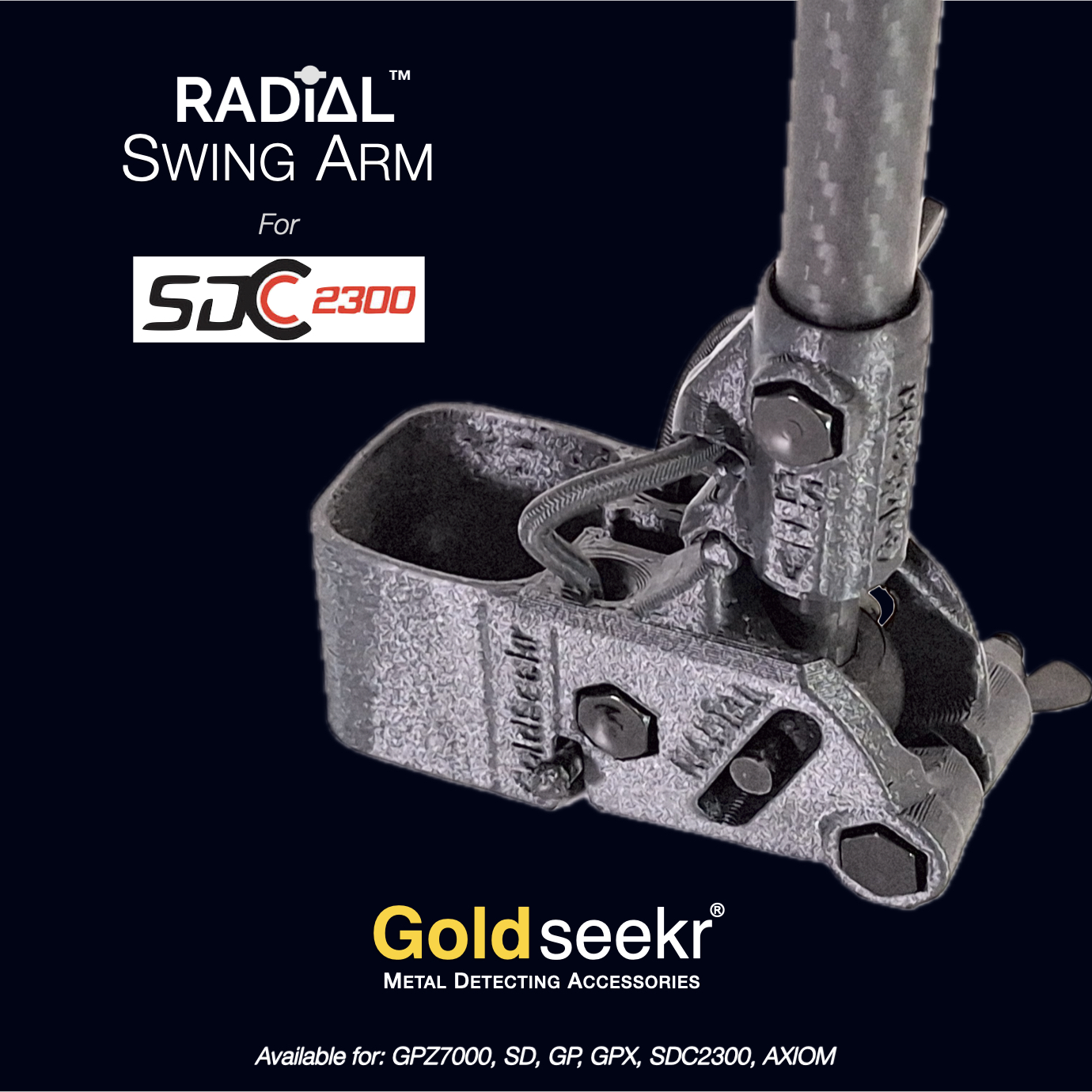 Goldseekr RADiAL Action Telescopic Carbon Fibre Swing Arm for Minelab SDC2300 Goldseekr RADiAL Action Telescopic Carbon Fibre Swing Arm for Minelab SDC2300 - Image 18