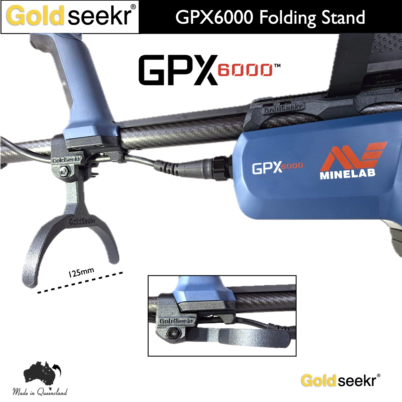 Folding Stand – for Minelab GPX6000 Folding Stand - for Minelab GPX6000